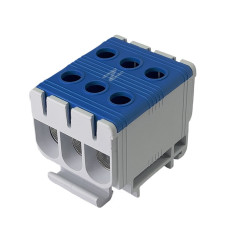 Клеммник на DIN-рейке Al 6-50/Cu 6 2.5-50 мм² синий Промфактор ( FT1050N3 )