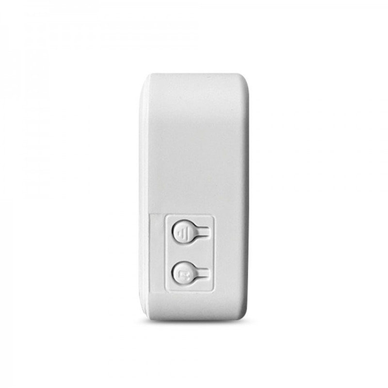 Дзвінок вітальний з датчиком руху E-403, база DC 4,5В, 36 мелодій, білий 80671