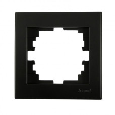 Рамка одинарная LEZARD Rain антрацит 703-4242-146
