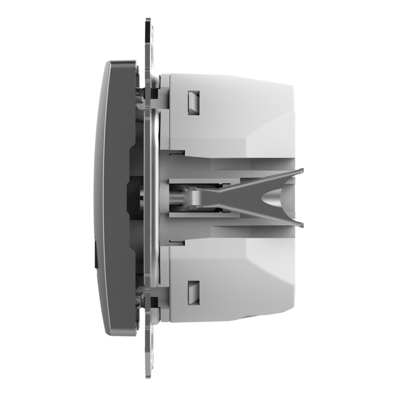 Розетка USB A+C, 3 A, 45 Вт, Алюміній Sedna Design Schneider Electric SDD113404