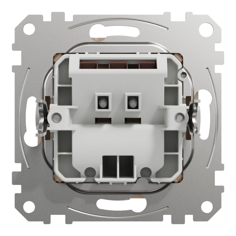 Розетка для вывода кабеля бежевая Sedna Design Schneider Electric SDD112903