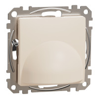 Розетка для виводу кабеля бежева Sedna Design Schneider Electric SDD112903