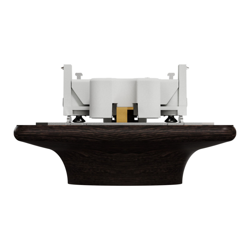 Розетка подвійна з заземленням 16A - 250В зі шторками Венге Sedna Design SDD381221