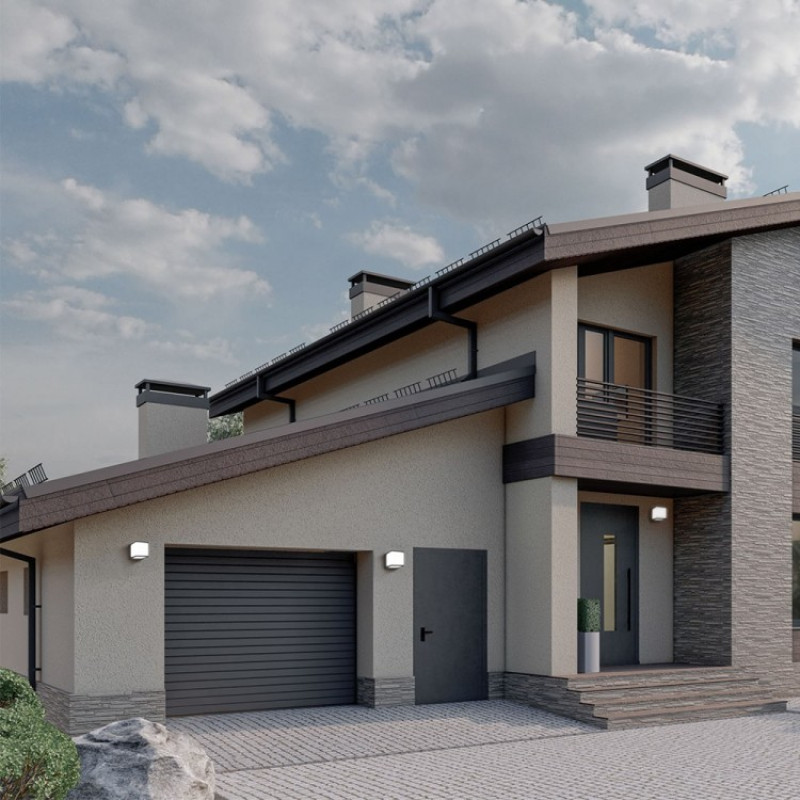 Архітектурний фасадний світлодіодний накладний світильник Ardero DH0171ARD 10Вт 3000K чорний 80682