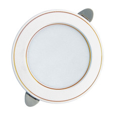 Точечный светильник LED встроенный LEBRON L-DRS-WhG, 6W, 420Lm, 3000K-4100K-6500K 12-08-66