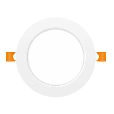 Светодиодный LED светильник Back встроенный круглый VIDEX 9W 5000K (VL-DLBR-095)