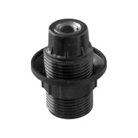 Патрон Е14 бакелит VL268 люстровый черный Violux (950003)