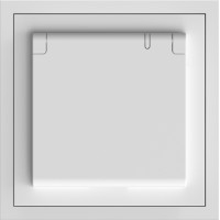 Розетка с заземлением, крышкой и шторками, механизм белый 16А Soft ER131-W ARDERO (без рамки) 80718