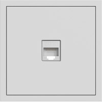 Розетка компьютерная, механизм белый Soft ER151PC-W ARDERO (без рамки) 80722