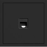 Розетка комп’ютерна, механізм чорний Soft ER151PC-B ARDERO (без рамки) 80748