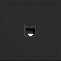 Розетка комп’ютерна, механізм чорний Soft ER151PC-B ARDERO (без рамки) 80748