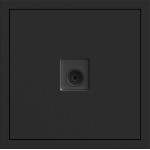 Розетка телевізійна, механізм чорний Soft ER141TV-B ARDERO (без рамки) 80747