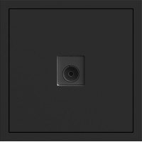 Розетка телевізійна, механізм чорний Soft ER141TV-B ARDERO (без рамки) 80747