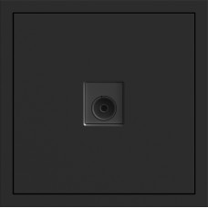 Розетка телевізійна, механізм чорний Soft ER141TV-B ARDERO (без рамки) 80747