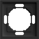 Рамка 1-местная универсальная черный Soft EF101-B ARDERO 80754