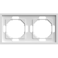 Рамка 2-местная универсальная белый Soft EF102-W ARDERO 80729