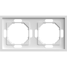 Рамка 2-местная универсальная белый Soft EF102-W ARDERO 80729
