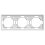 Рамка 3-місна універсальна білий Soft EF103-W ARDERO 80730