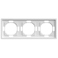 Рамка 3-местная универсальная белый Soft EF103-W ARDERO 80730