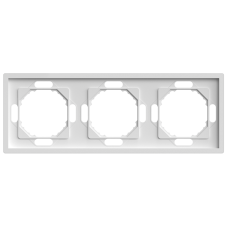 Рамка 3-местная универсальная белый Soft EF103-W ARDERO 80730