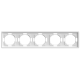 Рамка 5-местная универсальная белый Soft EF105-W ARDERO 80732