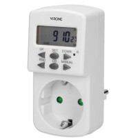 Таймер программатор электронный LCD 10 программ DT-2(СS) VIRONE