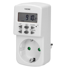 Таймер программатор электронный LCD 10 программ DT-2(СS) VIRONE