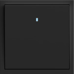 Выключатель 1-кл. с подсветкой, механизм черный 10А Soft EV111L-B ARDERO (без рамки) 80740