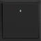 Выключатель 1-кл. с подсветкой, механизм черный 10А Soft EV111L-B ARDERO (без рамки) 80740