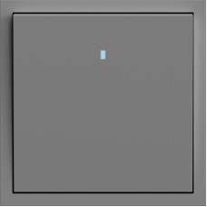 Выключатель 1-кл. с подсветкой, серый механизм 10А Soft EV111L-G ARDERO (без рамки) 80766