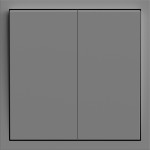 Выключатель 2-кл. проходной, серый механизм 10А Soft EV122-G ARDERO (без рамки) 80763