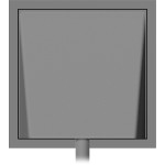 Вывод кабеля, серый механизм Soft ER161C-G ARDERO (без рамки) 80777