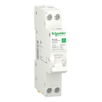 Диференційний автомат 1Р+N 16А 10mА 6kA C Resi9 Schneider Electric А R9D81616