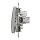 Перемикач кнопковий Алюміній Sedna Design Schneider Electric SDD113111