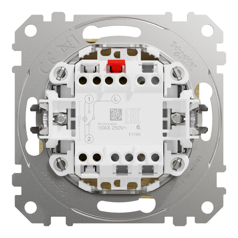 Переключатель одноклавишная береза Sedna Design & Element Schneider Electric SDD180106