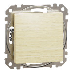 Перемикач одноклавішний береза Sedna Design & Element Schneider Electric SDD180106