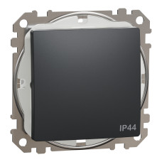 Переключатель с защитой IP44 черный Sedna Design & Element Schneider Electric SDD214106