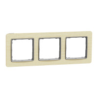 Рамка 3-постовая Береза Sedna Elements SDD380803