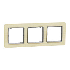 Рамка 3-постовая Береза Sedna Elements SDD380803