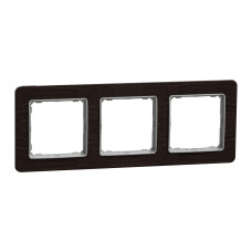 Рамка 3-постовая Венге Sedna Elements SDD381803