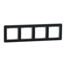 Рамка 4-х постовое матовое стекло Sedna Elements Schneider Electric SDD362804