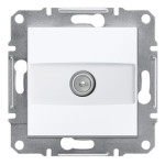 Розетка TV конечная белая без рамки Asfora Schneider Electric белая EPH3270121