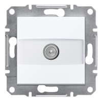 Розетка TV конечная белая без рамки Asfora Schneider Electric белая EPH3270121