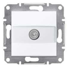 Розетка TV конечная белая без рамки Asfora Schneider Electric белая EPH3270121