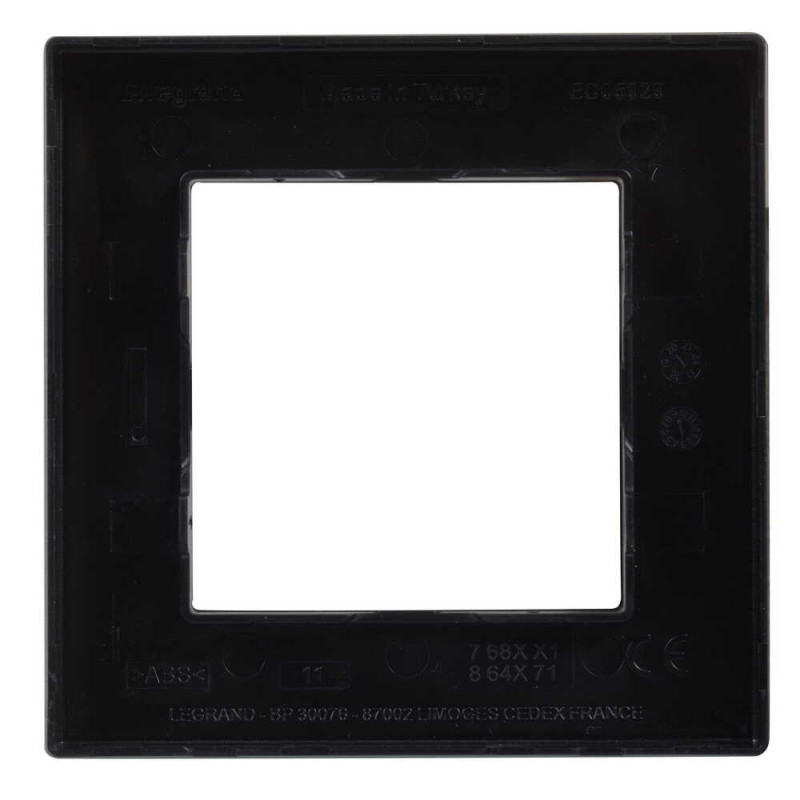 Рамка Niloe Step черная 1-на Legrand ( 863591 )