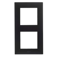 Рамка Niloe Step черная 2-на Legrand ( 863592 )