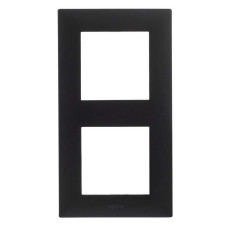 Рамка Niloe Step черная 2-на Legrand ( 863592 )