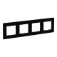 Рамка Niloe Step чорна 4-на Legrand ( 863594 )