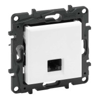 Розетка Niloe Step белая 1-я RJ45 комп Legrand ( 863159 )