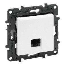 Розетка Niloe Step белая 1-я RJ45 комп Legrand ( 863159 )